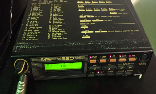 Diagnosing noise problems with Yamaha FX550 effects box
