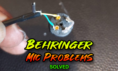 behringer mic problems solved