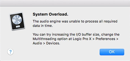 Logic Pro System Overload