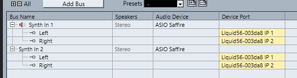 Setting up external hardware with Cubase