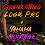 A composer stands in his home studio. He is frustrated by his Yahama Montage 8 keyboard and Logic Pro software.