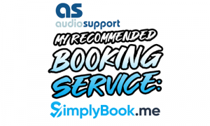 Audio Support My recommended booking service: simplybook.me