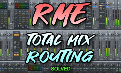 Configuring TotalMix for Voice Recording in Ableton Live