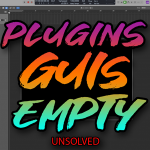 Plug-in guis empty logic pro