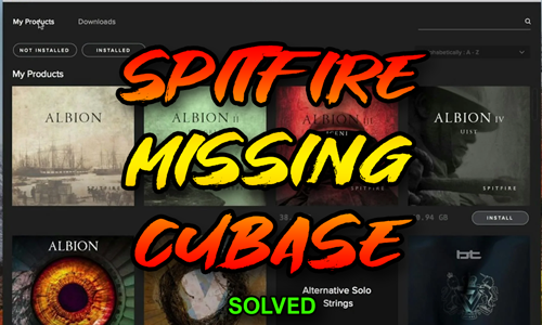Cubase Errors After Installing Sample Libraries in OneDrive
