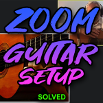 Pro-Sound Guitar Lessons on Zoom: Routing Hardware and Backing Tracks