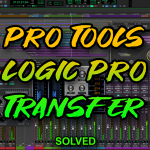 logic pro pro tools transfer solved